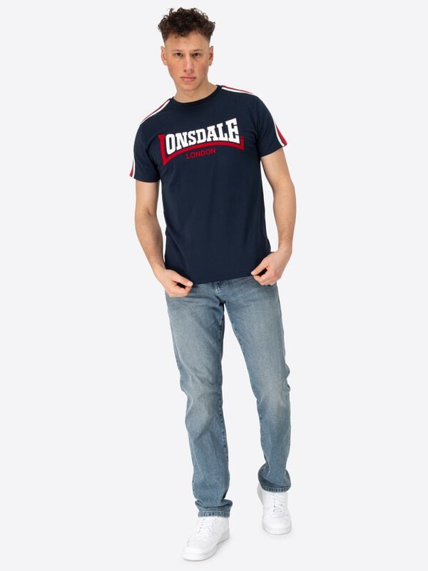 Gothicana By Emp "MERRYN" T-Shirt Navy By Lonsdale London