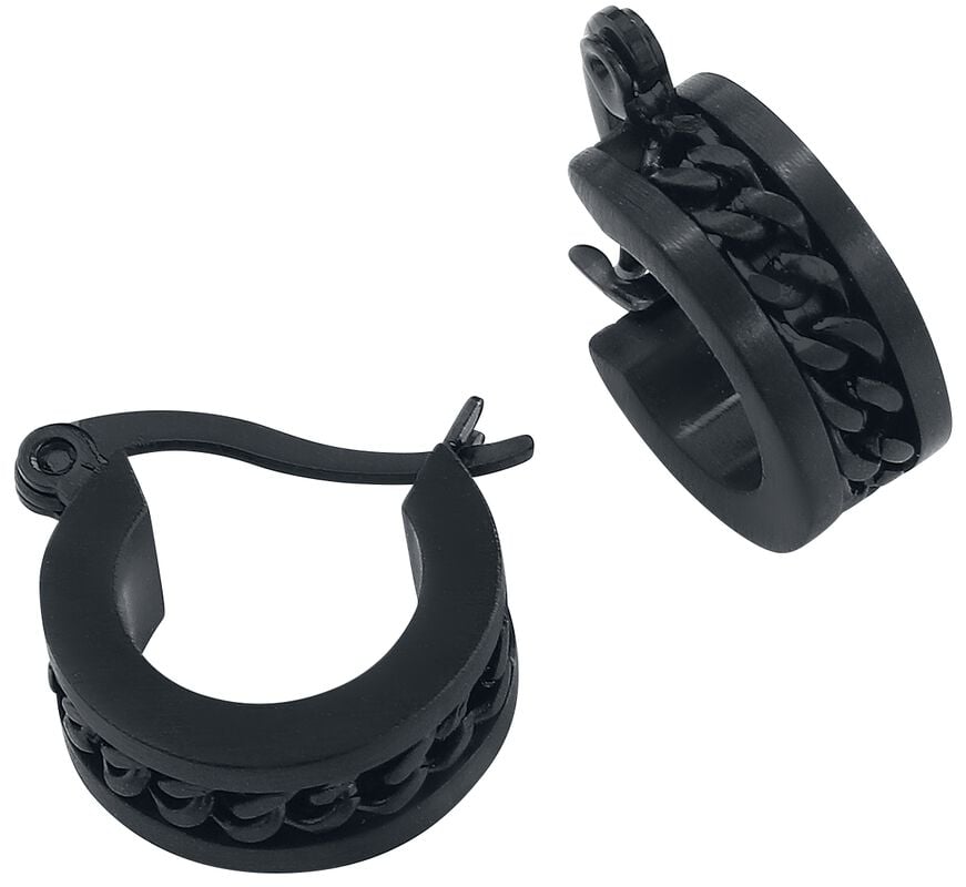 gothicana by emp "Mesh Steel" Earring black by etNox hard and heavy