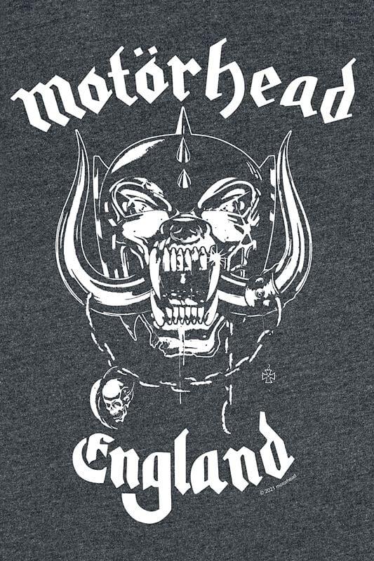 Gothicana By Emp "Metal-Kids - England: Stencil" T-Shirt Charcoal By Motörhead