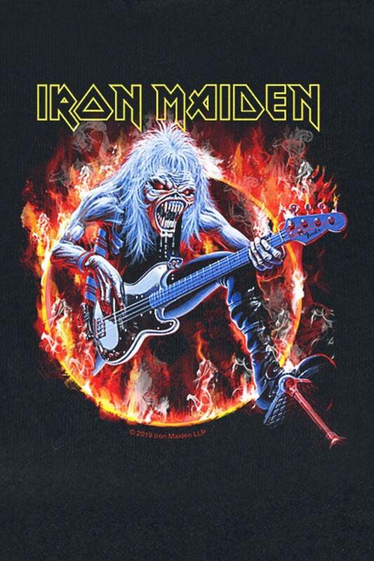 Gothicana By Emp "Metal-Kids - Fear Live Flame" T-Shirt Black By Iron Maiden