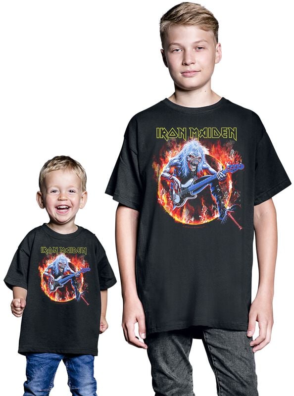 Gothicana By Emp "Metal-Kids - Fear Live Flame" T-Shirt Black By Iron Maiden