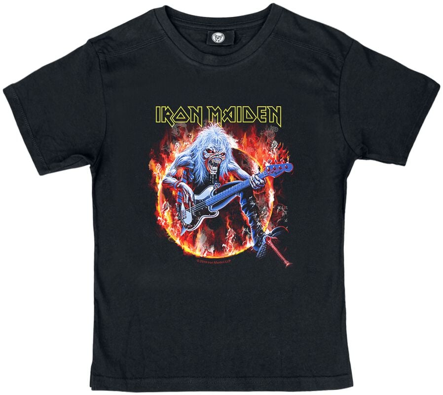 gothicana by emp "Metal-Kids - Fear Live Flame" T-Shirt black by Iron Maiden
