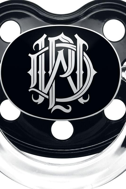 Gothicana By Emp "Metal-Kids - Logo" Baby's Dummy Black-white By Parkway Drive