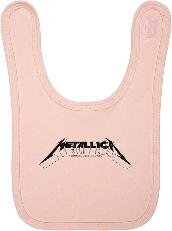 Gothicana By Emp "Metal-Kids - Logo" Bib Light Pink By Metallica