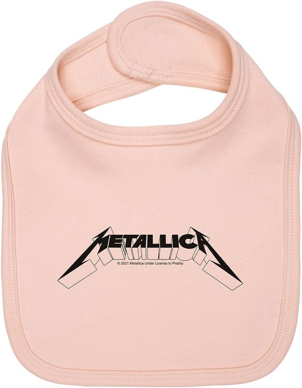 gothicana by emp "Metal-Kids - Logo" Bib light pink by Metallica