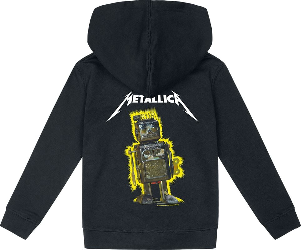 Gothicana By Emp "Metal-Kids - Robot Blast" Kids' Hooded Jackets Black By Metallica