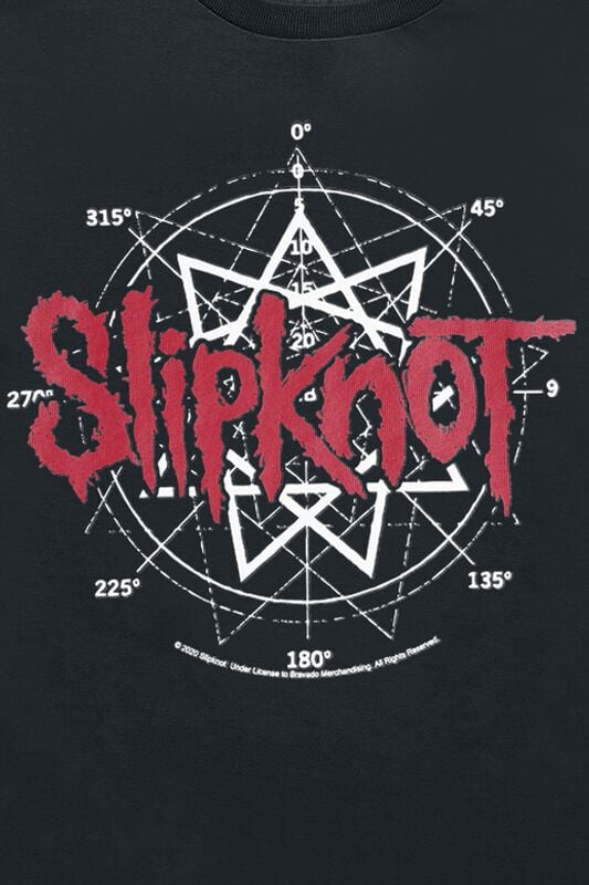 Gothicana By Emp "Metal-Kids - Star Symbol" T-Shirt Black By Slipknot