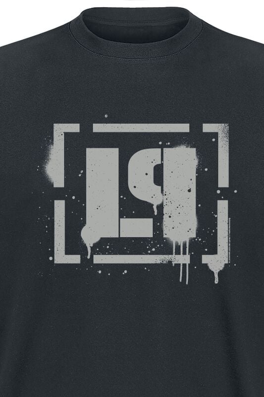 Gothicana By Emp "Meteora Bracket Spray Logo" T-Shirt Black By Linkin Park