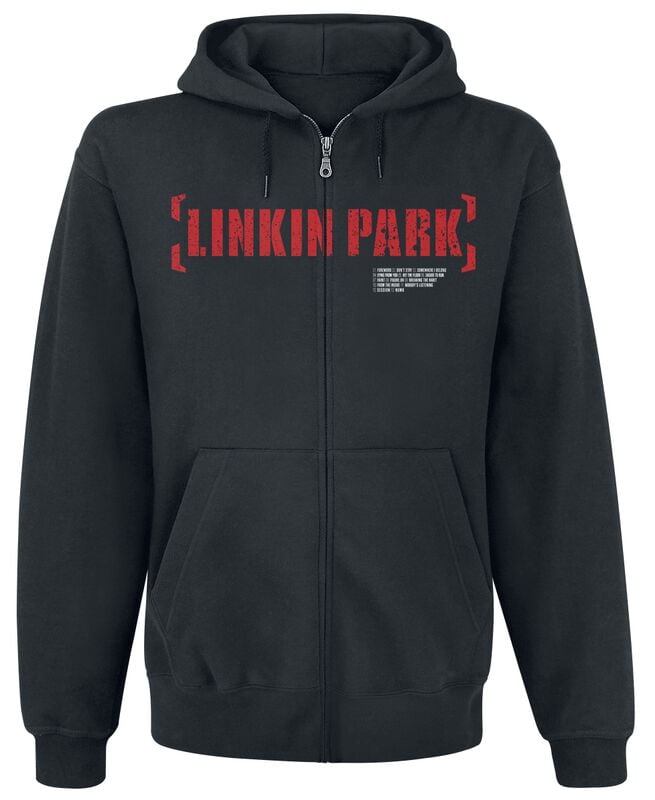 gothicana by emp "Meteora Red" Hoodie Jacket black by Linkin Park