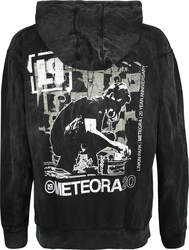Gothicana By Emp "Meteora Spray" Hoodie Jacket Black By Linkin Park