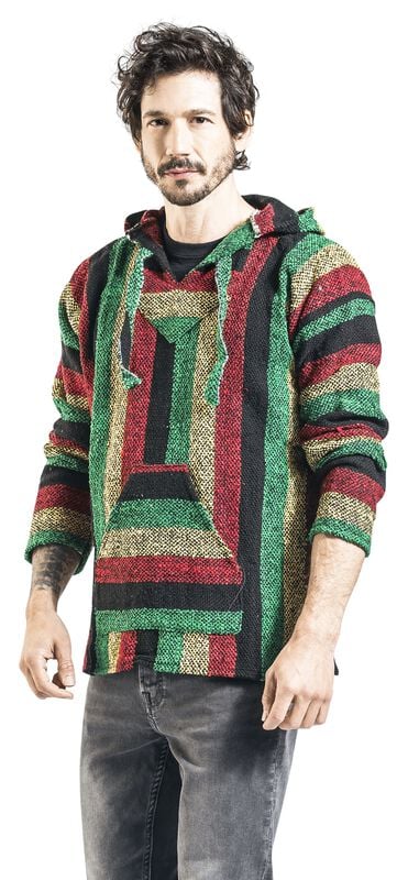 Gothicana By Emp "Mexican Hood" Hoodie Rasta By Peyote