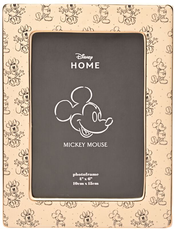 Gothicana By Emp "Mickey & Minnie" Decoration Articles Gold-coloured By Mickey Mouse