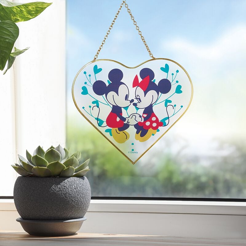 Gothicana By Emp "Mickey & Minnie Suncatcher" Window Decoration Multicolour By Mickey Mouse