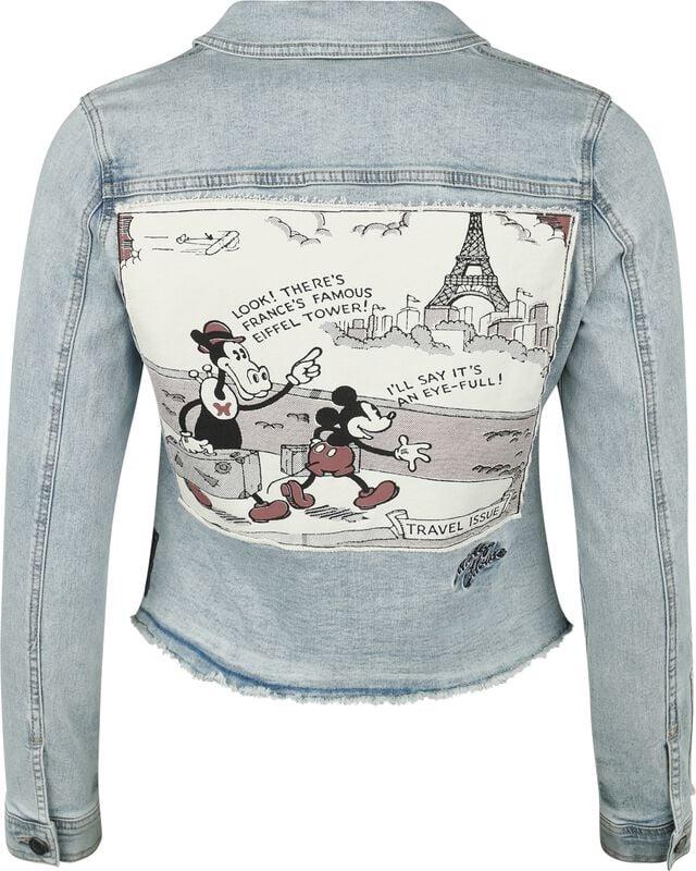 Gothicana By Emp "Mickey Mouse Denim Jacket" Jeans Jacket Denim-blue By Mickey Mouse