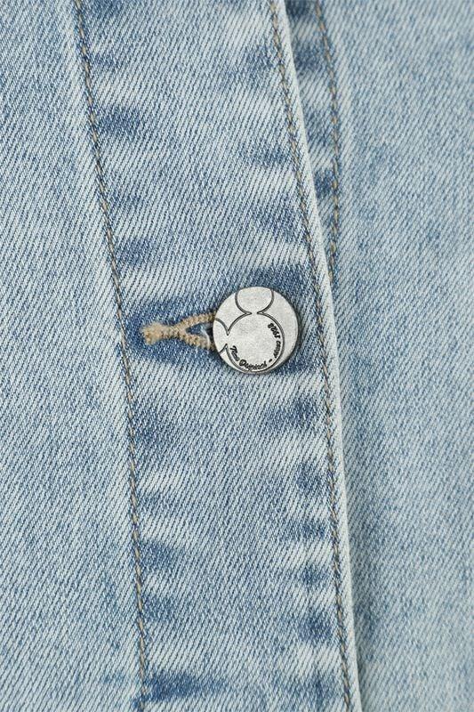 Gothicana By Emp "Mickey Mouse Denim Jacket" Jeans Jacket Denim-blue By Mickey Mouse