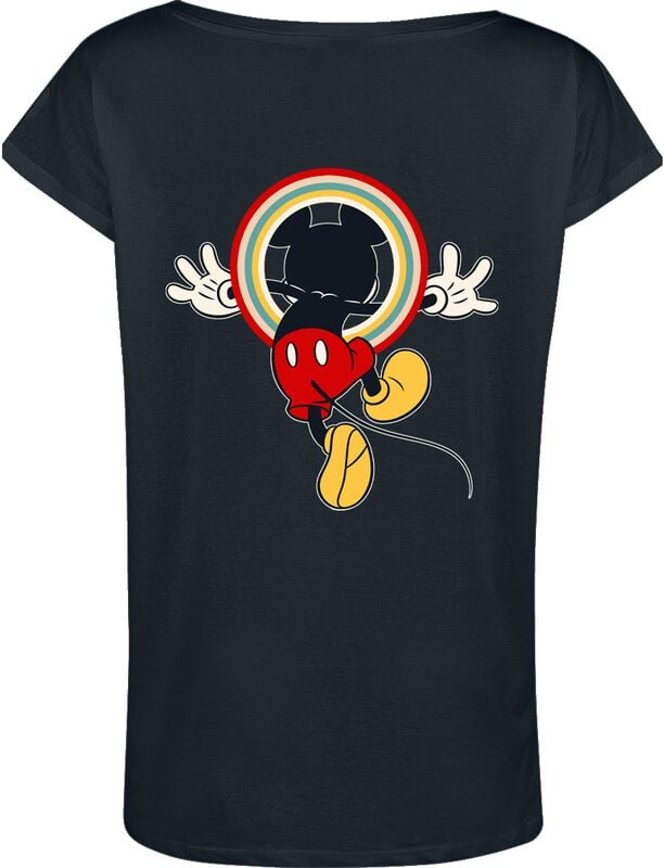 Gothicana By Emp "Mickey Mouse" T-Shirt Black By Mickey Mouse