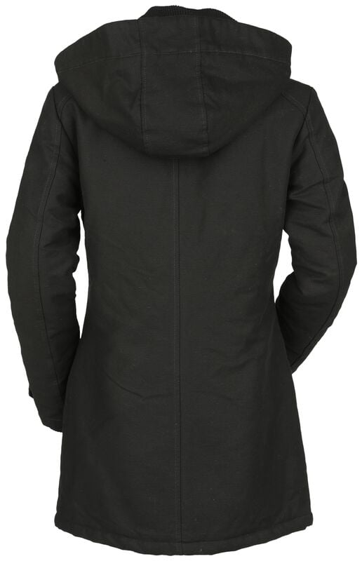 Gothicana By Emp "Midline Ladies Coat" Between-seasons Jacket Black By RED By EMP