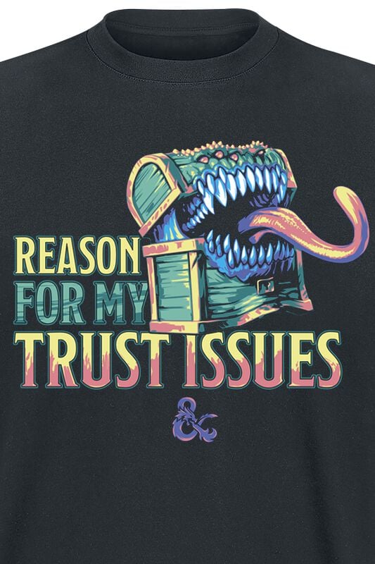 Gothicana By Emp "Mimic - Trust Issues" T-Shirt Black By Dungeons And Dragons