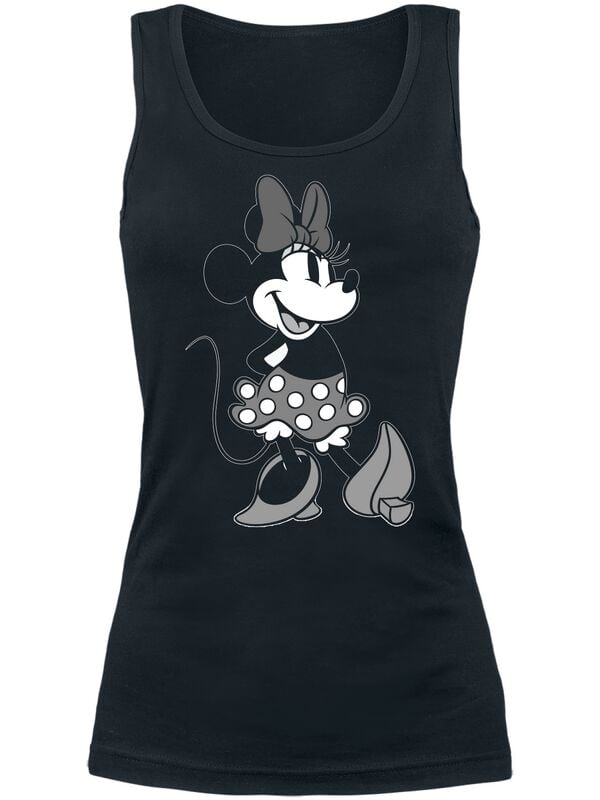 gothicana by emp "Minnie - Grey Beauty" Tanktop black by Mickey Mouse