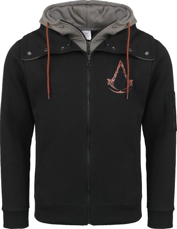 Gothicana By Emp "Mirage - Decorations" Hoodie Jacket Black-grey By Assassin's Creed