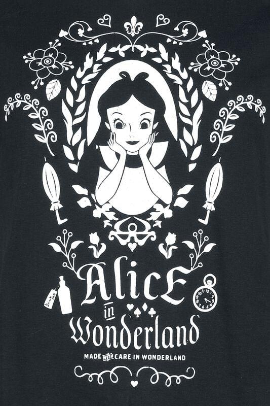 Gothicana By Emp "Mirror" T-Shirt Black By Alice In Wonderland