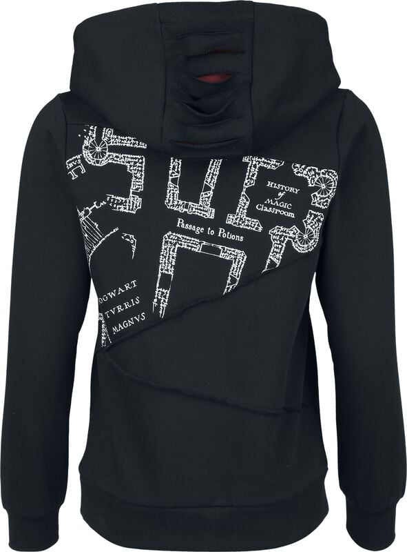 Gothicana By Emp "Mischief Managed" Hoodie Black By Harry Potter