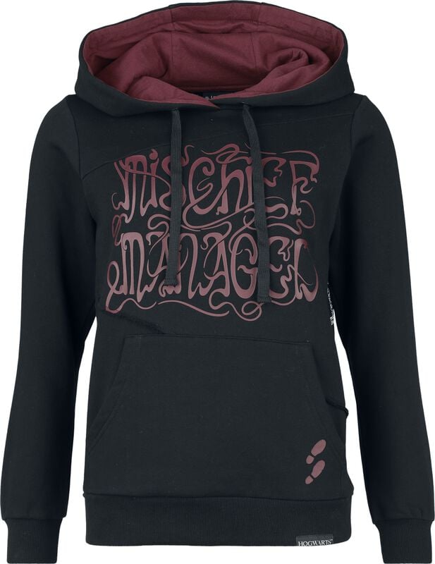 gothicana by emp "Mischief Managed" Hoodie black by Harry Potter