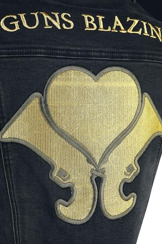 Gothicana By Emp "Miss Fortune - No Prey No Pay" Jeans Jacket Black By League Of Legends