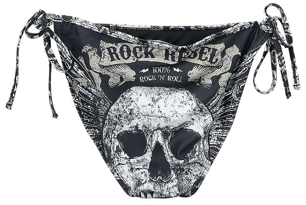 Gothicana By Emp "Mix And Match" Bikini Bottom Black By Rock Rebel By EMP