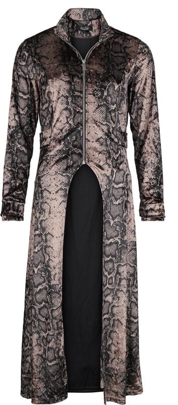 Gothicana By Emp "Modern Leo" Coats Black-brown By Rock Rebel By EMP