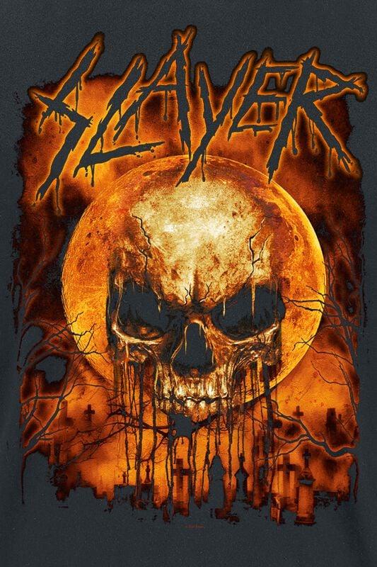 Gothicana By Emp "Moonskull Halloween" T-Shirt Black By Slayer