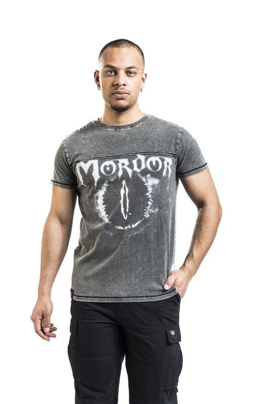 Gothicana By Emp "Mordor" T-Shirt Charcoal By The Lord Of The Rings