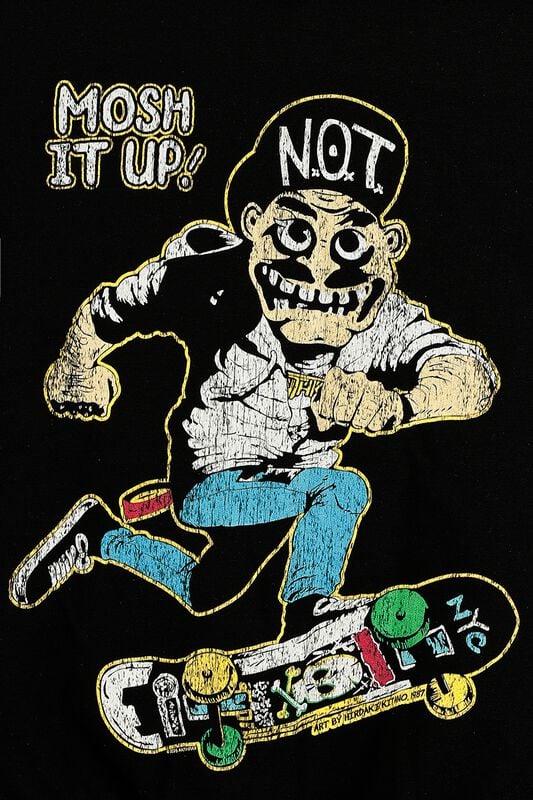 Gothicana By Emp "MoshIt Up Skater" Hoodie Jacket Black By Anthrax