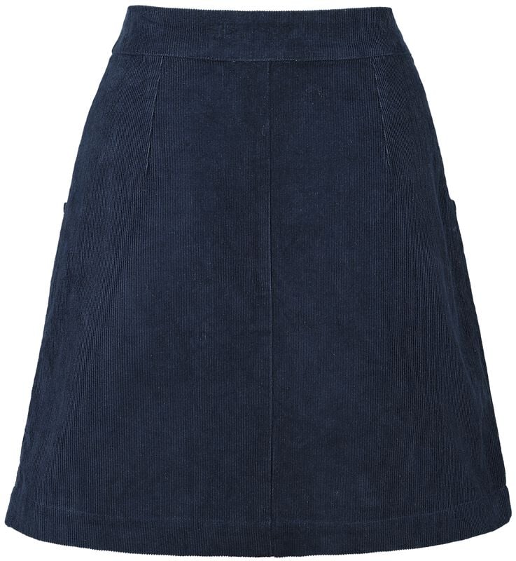 Gothicana By Emp "Moxy Skirt" Mini Skirt Blue By Timeless London