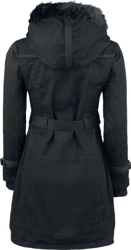 Gothicana By Emp "Multi Pocket Jacket" Winter Jacket Black By Gothicana By EMP