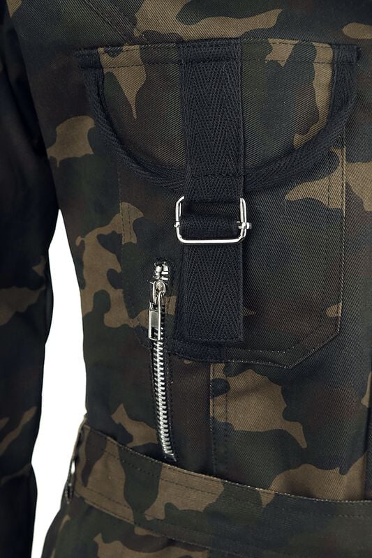 Gothicana By Emp "Multi Pocket Jacket" Winter Jacket Camouflage By Gothicana By EMP