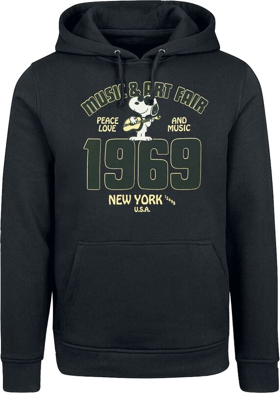 gothicana by emp "Music & Art Fair - Snoopy" Hoodie black by Peanuts