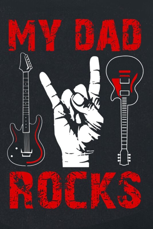Gothicana By Emp "My Dad Rocks - Kids - My Dad Rocks" T-Shirt Black By Family & Friends