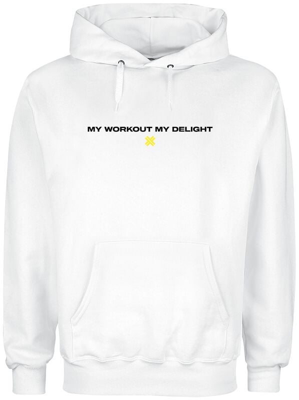 gothicana by emp "My Workout Smile" Hoodie white by Electric Callboy