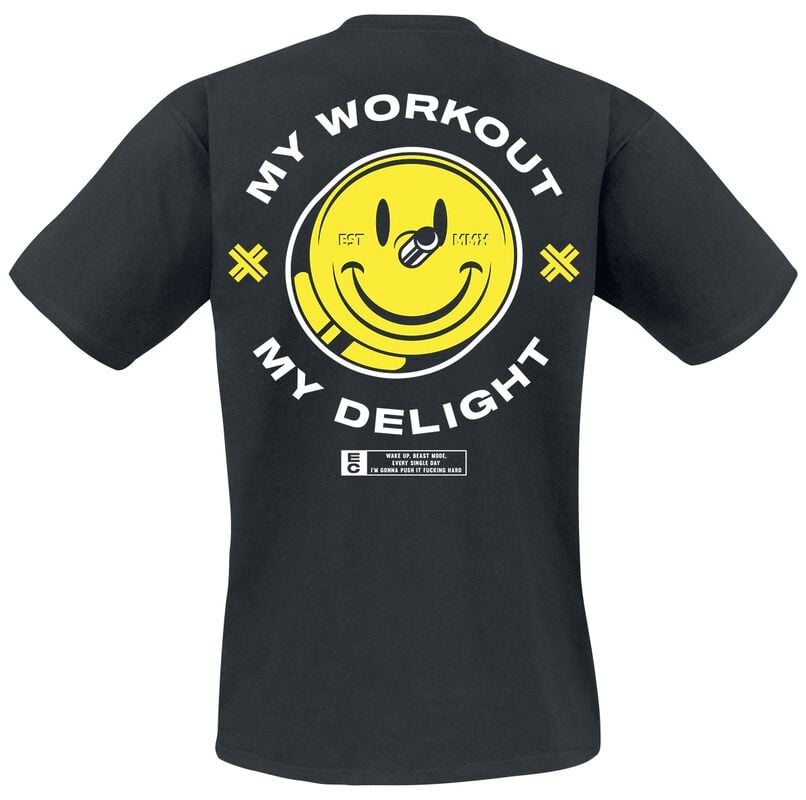 Gothicana By Emp "My Workout Smile" T-Shirt Black By Electric Callboy