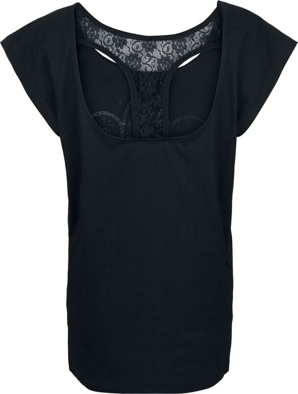 Gothicana By Emp "Mystic Top" T-Shirt Black By Innocent