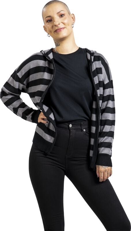 Gothicana By Emp "Mystical Woods" Cardigan Black-grey By Gothicana By EMP