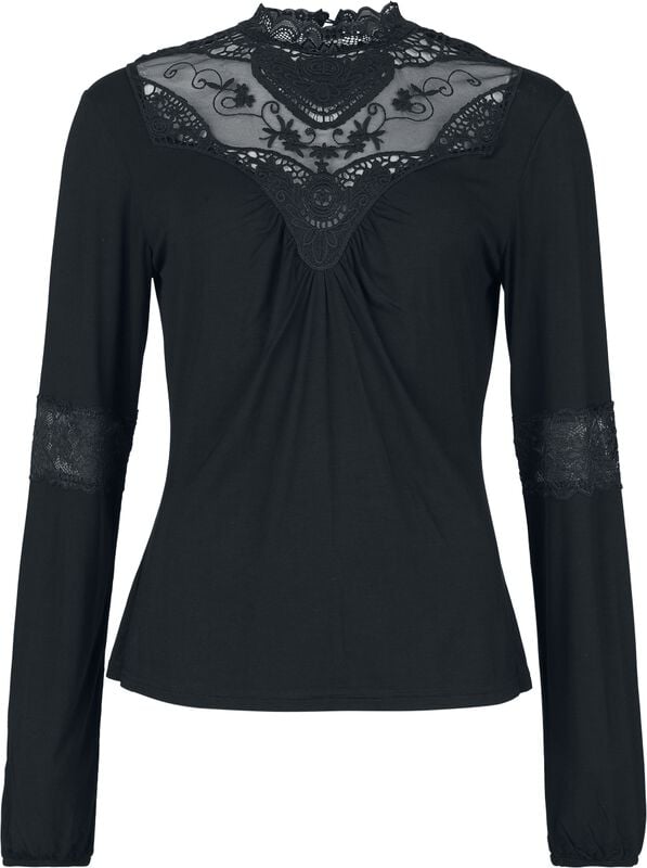 gothicana by emp "Mystical Woods" Long-sleeve Shirt black by Gothicana by EMP