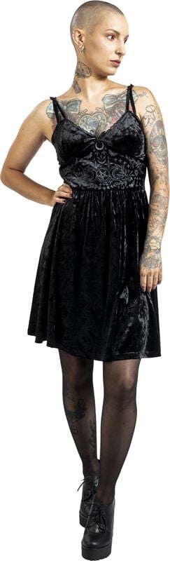 Gothicana By Emp "Mystical Woods" Mini Dress Black By Gothicana By EMP