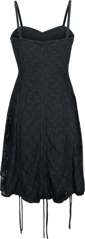 Gothicana By Emp "Nala Dress" Midi Dress Black By Vixxsin