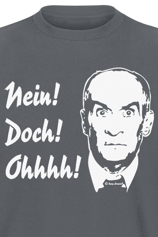 Gothicana By Emp "Nein Doch Ohhhh " T-Shirt Dark Grey By Louis De Funès