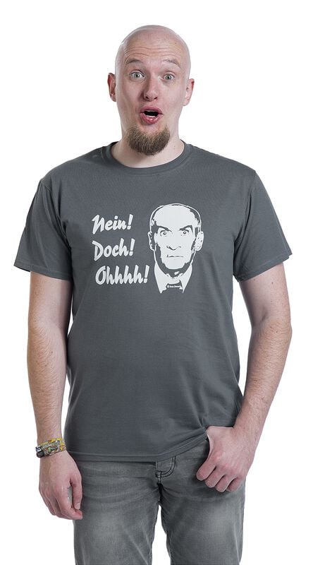 Gothicana By Emp "Nein Doch Ohhhh " T-Shirt Dark Grey By Louis De Funès