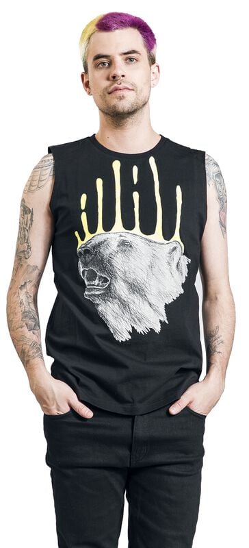 Gothicana By Emp "Neon Animals" Tanktop Black By RED By EMP