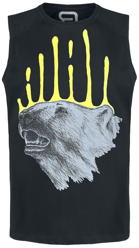 gothicana by emp "Neon Animals" Tanktop black by RED by EMP
