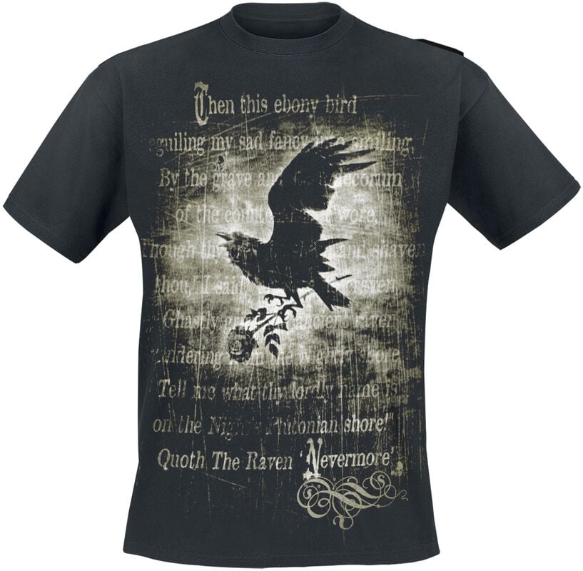 gothicana by emp "Nevermore" T-Shirt black by Alchemy England